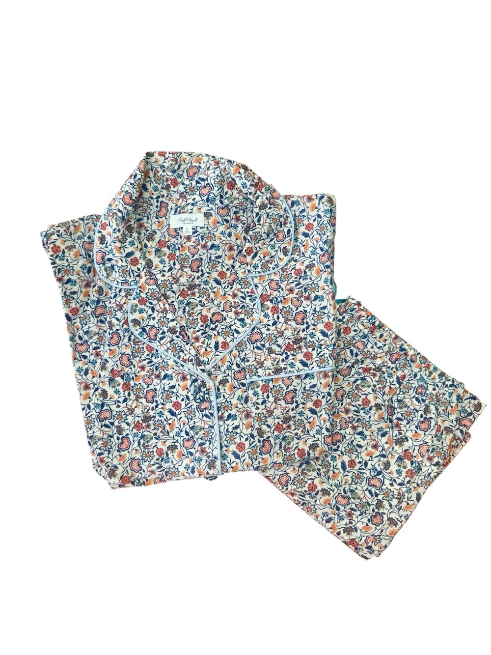 NWOT BedHead Pajamas Short Sleeve Cropped Pajama Set in Floral Print